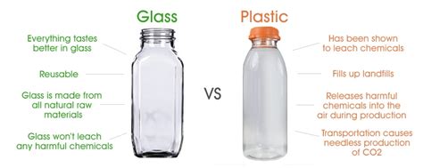 Is vinegar better in plastic or glass?