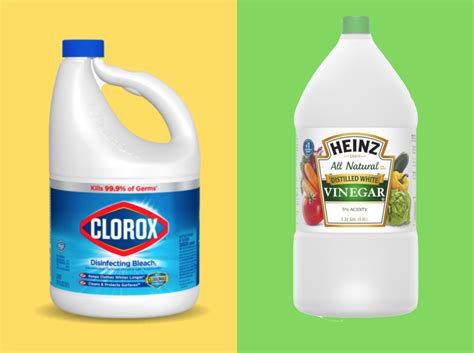 Is vinegar just as strong as bleach?