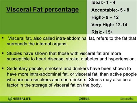 Is visceral fat 4 good?