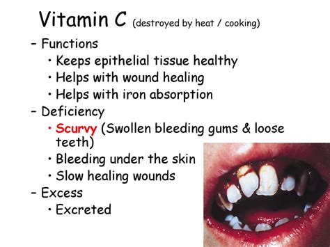 Is vitamin C destroyed by heat?