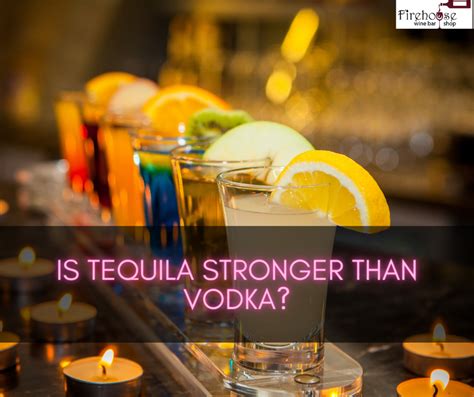 Is vodka stronger than tequila?