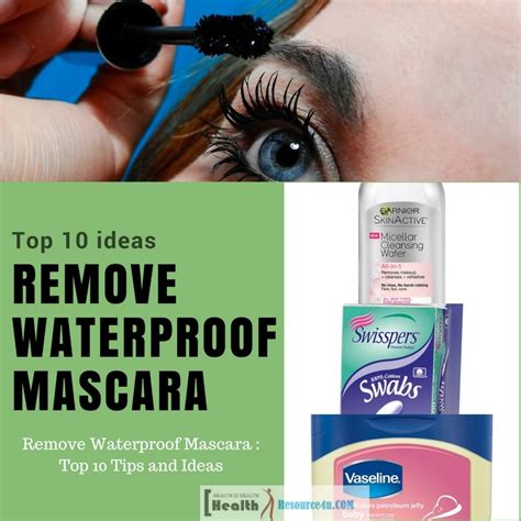Is water enough to remove mascara?