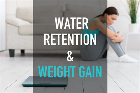 Is water retention real weight gain?