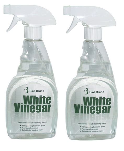 Is white vinegar safe on glass?