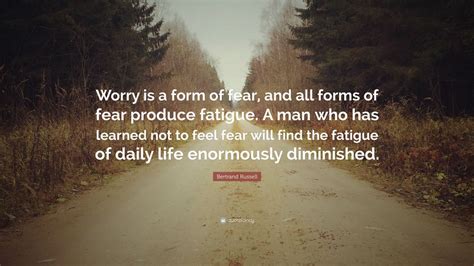 Is worry a form of fear?