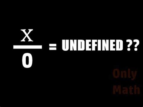 Is y 0 undefined or zero?