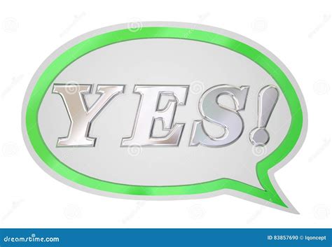 Is yes a positive word?