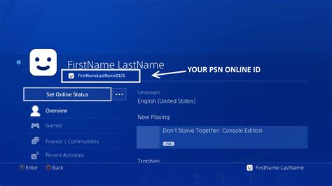 Is your PSN ID your username?