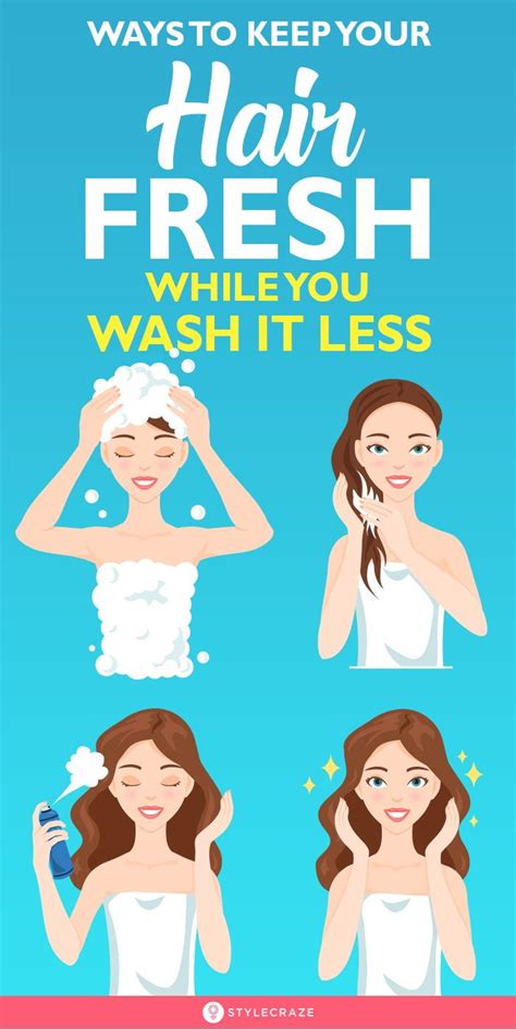 Is your hair healthier if you wash it less?