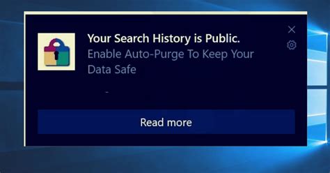 Is your search history public?
