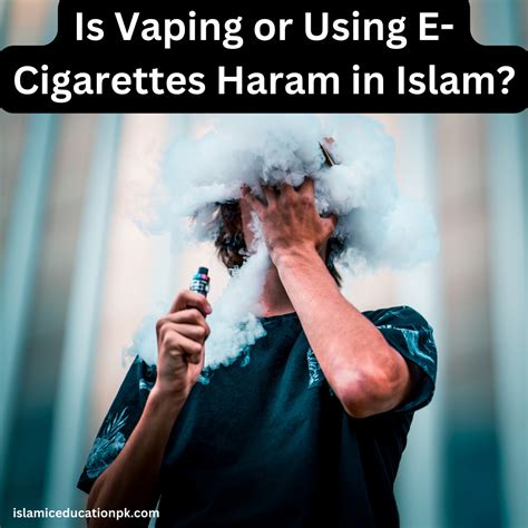 Is zero nicotine vape haram?