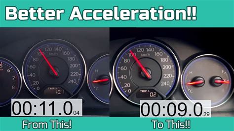 Should I accelerate fast?