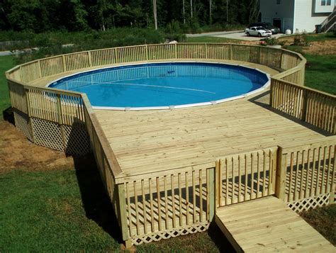 Should I build a deck around my above-ground pool?