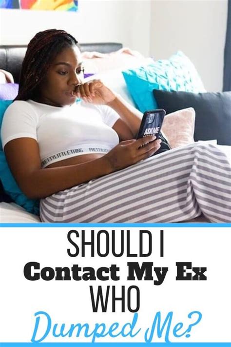 Should I contact my ex who blocked me?