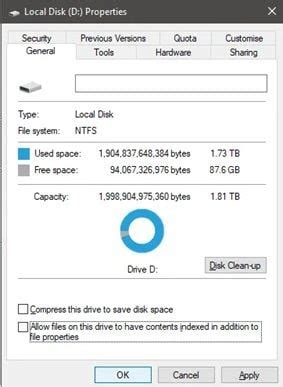 Should I disable indexing on external hard drive?