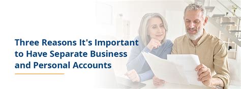 Should I have a separate account for my business?