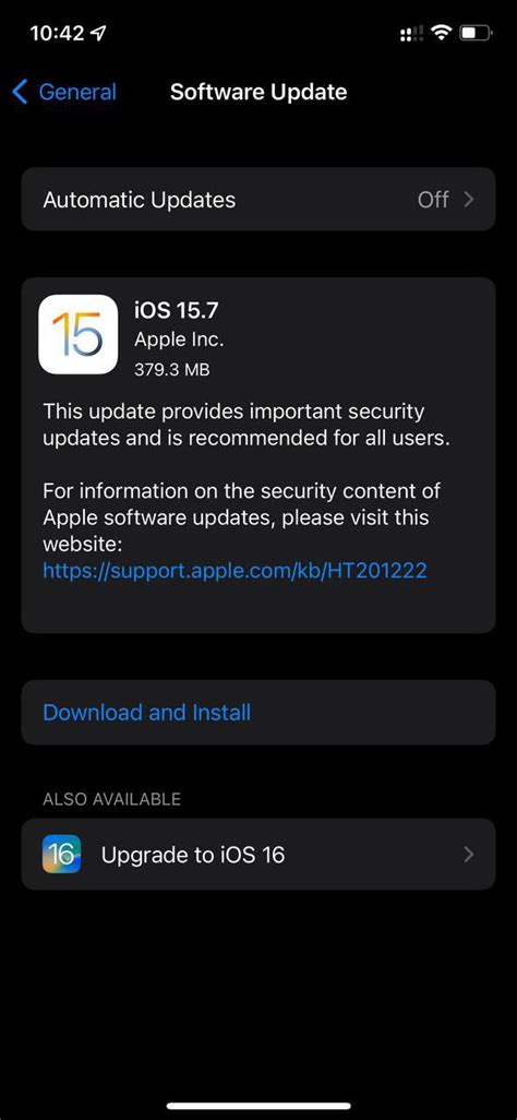 Should I install iOS 15.7 before 16?