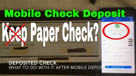 Should I keep checks after mobile deposit?