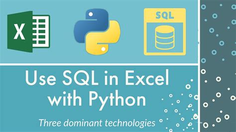 Should I learn Excel SQL or Python?