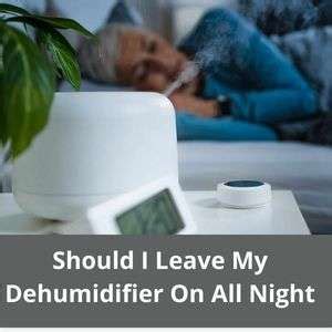 Should I leave my dehumidifier on all night?