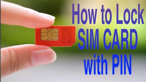 Should I lock my SIM card with PIN?