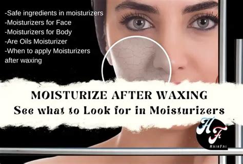 Should I moisturize after waxing?