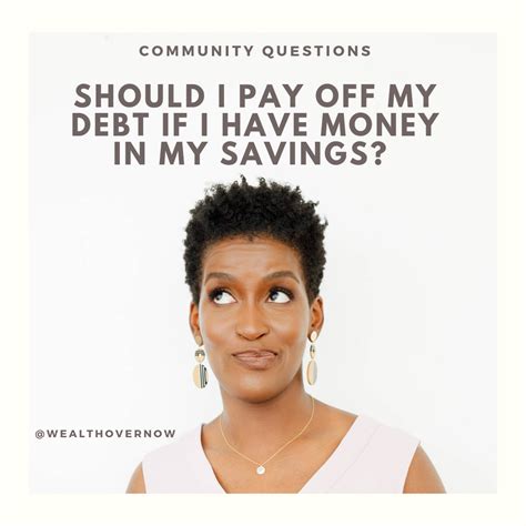 Should I pay off my debt if I have the money?