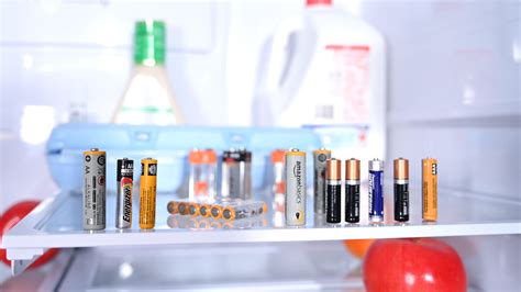 Should I put lithium batteries in the fridge?