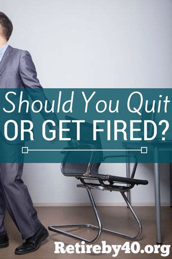 Should I quit or get fired?