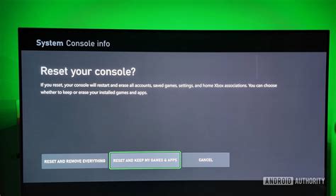 Should I reset my console before trading in?
