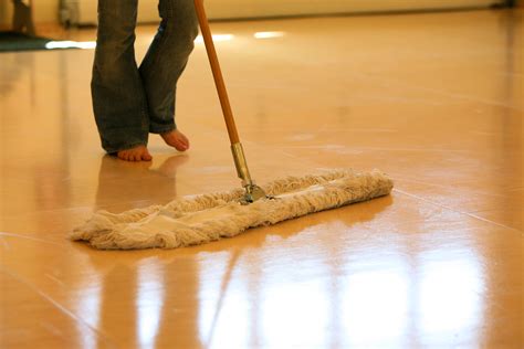 Should I rinse the floor after mopping?