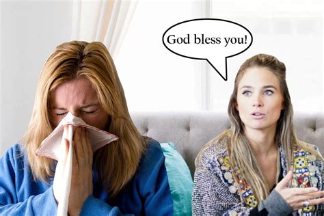 Should I say bless you when someone coughs?