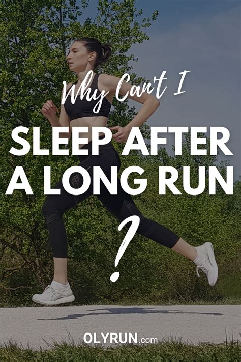 Should I sleep after a long run?