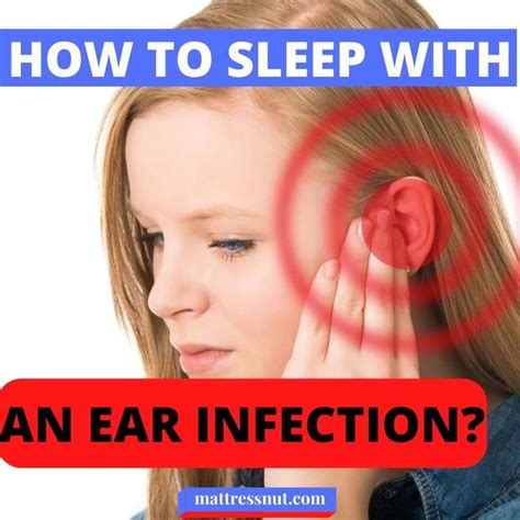 Should I sleep on infected ear to let it drain?