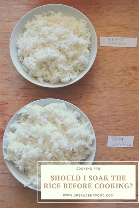 Should I soak rice before cooking?
