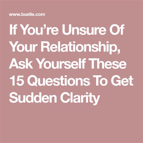 Should I stay with someone who is unsure about me?