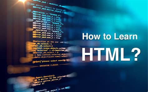 Should I still learn HTML?