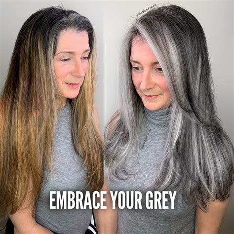 Should I stop coloring your hair and go grey?