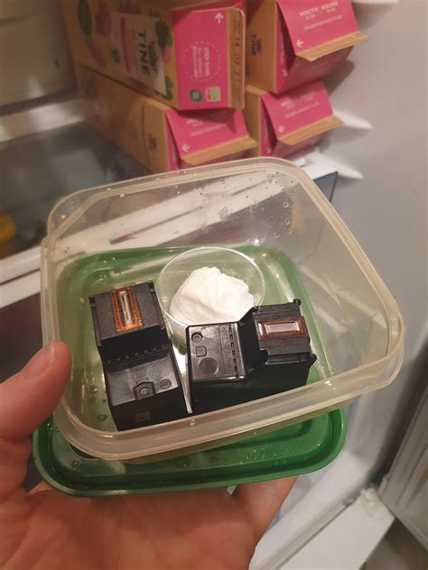Should I store ink cartridges in the fridge?