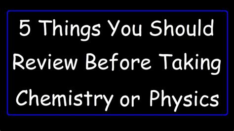 Should I take chemistry or physics?