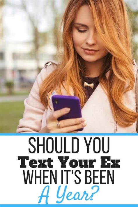 Should I text ex?