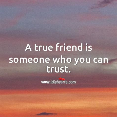 Should I trust a friend?