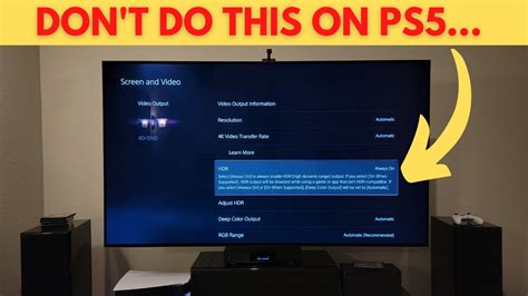 Should I turn off HDR on PS5?