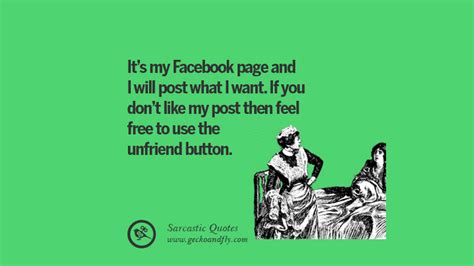 Should I unfriend people who don't like my posts?
