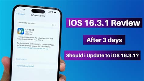 Should I update to iOS 16.3 1 on iPhone?