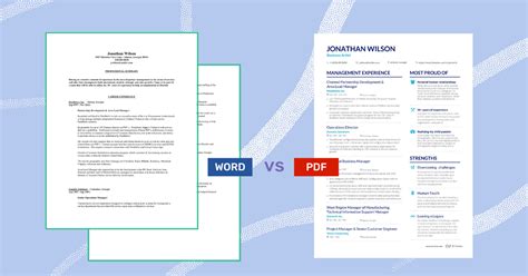 Should I upload CV in Word or PDF?