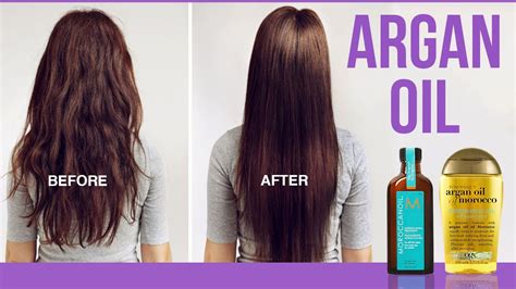 Should I use argan oil before or after ironing hair?