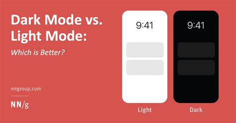Should I use light or dark mode?