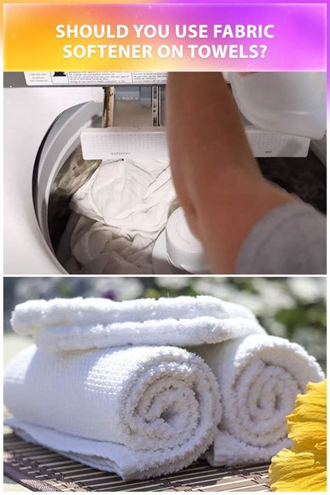Should I use softener for towels?