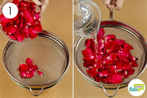 Should I wash rose petals?